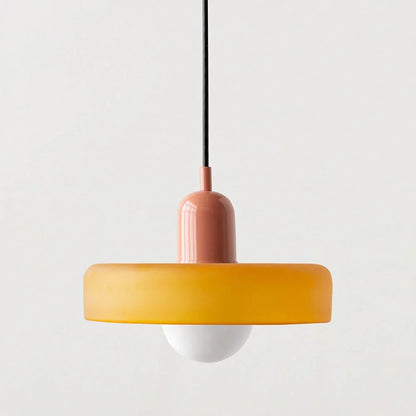 Pendant Light Stained Glass Geometric Adjustable Hanging Length