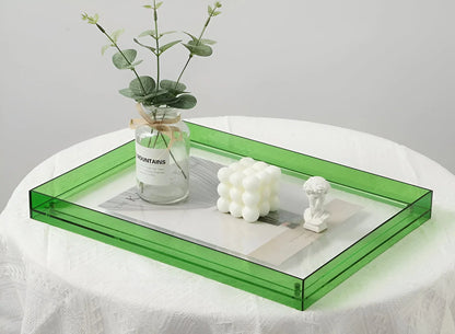 Photo Frame Transparent Acrylic Floating Display Desk & Wall Mounting