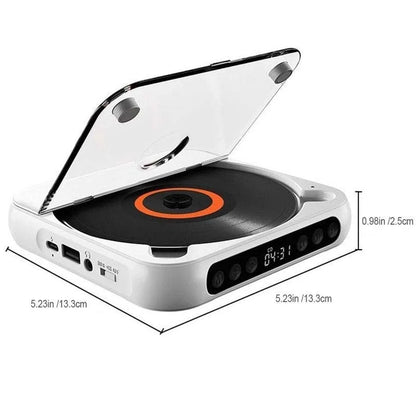 Portable CD Player Bluetooth Hi-Fi 6-Hour Playback