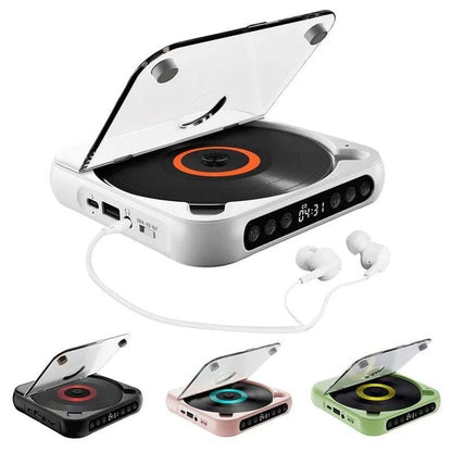 Portable CD Player Bluetooth Hi-Fi 6-Hour Playback