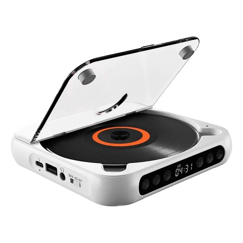 Portable CD Player Bluetooth Hi-Fi 6-Hour Playback