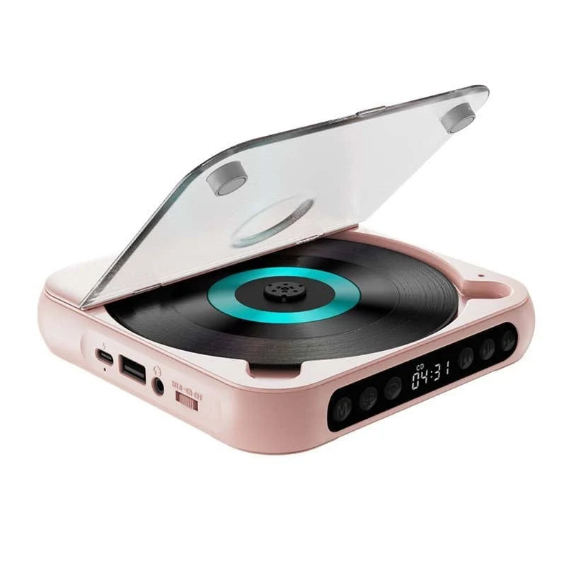 Portable CD Player Bluetooth Hi-Fi 6-Hour Playback