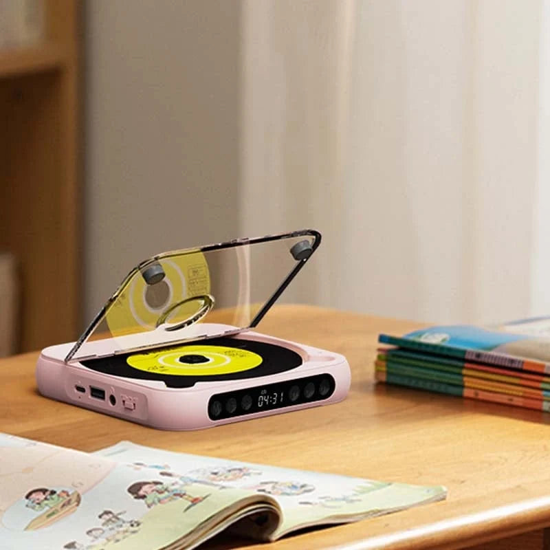 Portable CD Player Bluetooth Hi-Fi 6-Hour Playback