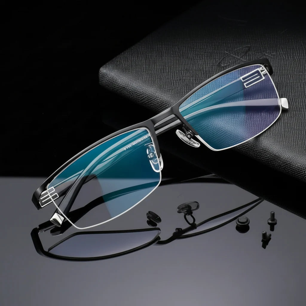 Progressive Glasses Color-Changing Scratch-Resistant Anti-Glare