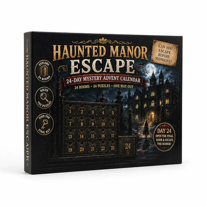 Puzzle Advent Calendar 24-Day Escape Room Challenges