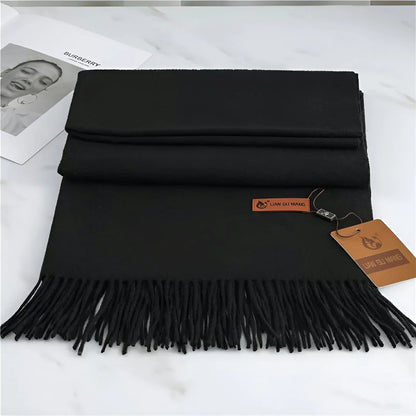 Scarf Soft Cashmere Decorative Fringe