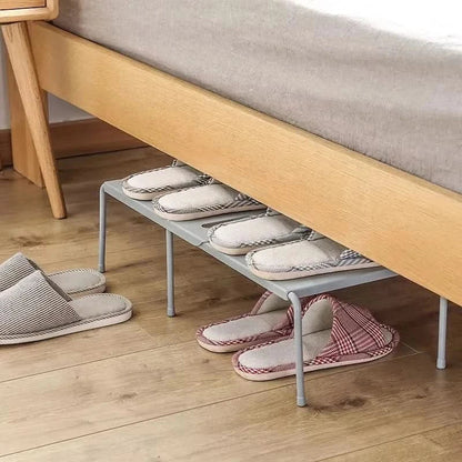 Shoe Rack Adjustable Width Tool-Free Assembly ABS Plastic