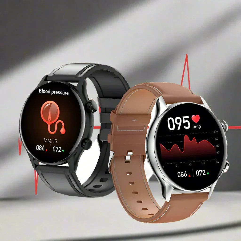 Smartwatch AMOLED Display Bluetooth Calling IP68 Water-Resistant