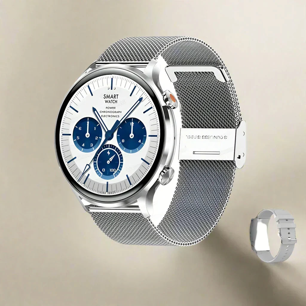 Smartwatch AMOLED Display Bluetooth Calling IP68 Water-Resistant