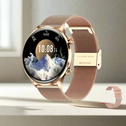 Smartwatch AMOLED Display Bluetooth Calling IP68 Water-Resistant
