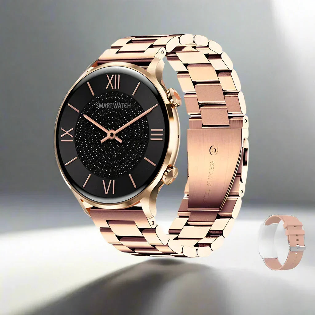 Smartwatch AMOLED Display Bluetooth Calling IP68 Water-Resistant