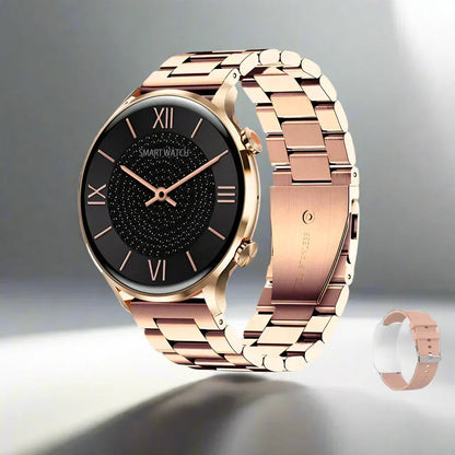 Smartwatch AMOLED Display Bluetooth Calling IP68 Water-Resistant