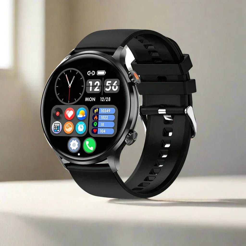 Smartwatch AMOLED Display Bluetooth Calling IP68 Water-Resistant