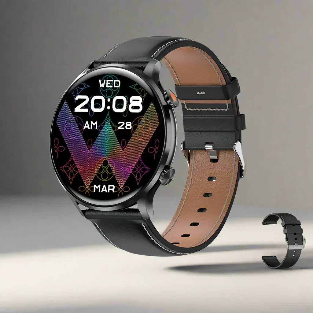 Smartwatch AMOLED Display Bluetooth Calling IP68 Water-Resistant