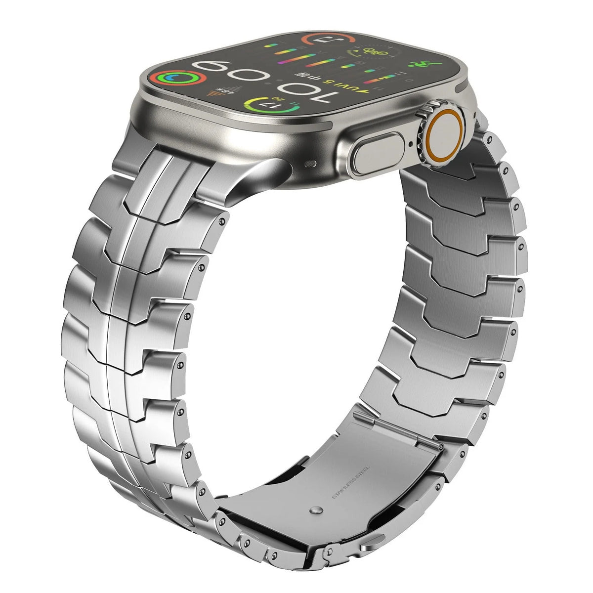 Smartwatch Band Titanium Lightweight Quick Release Hypoallergenic Clasp