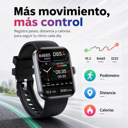 Smartwatch Health & Activity Tracker 50+ Sports Modes