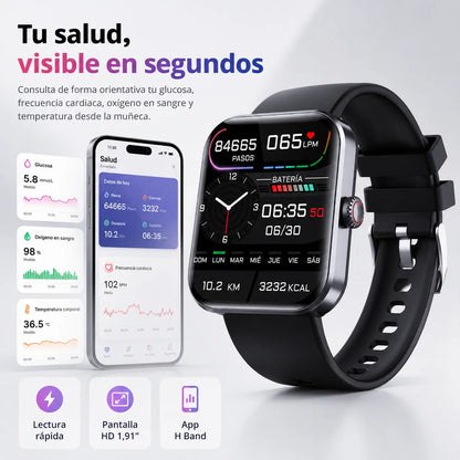 Smartwatch Health & Activity Tracker 50+ Sports Modes