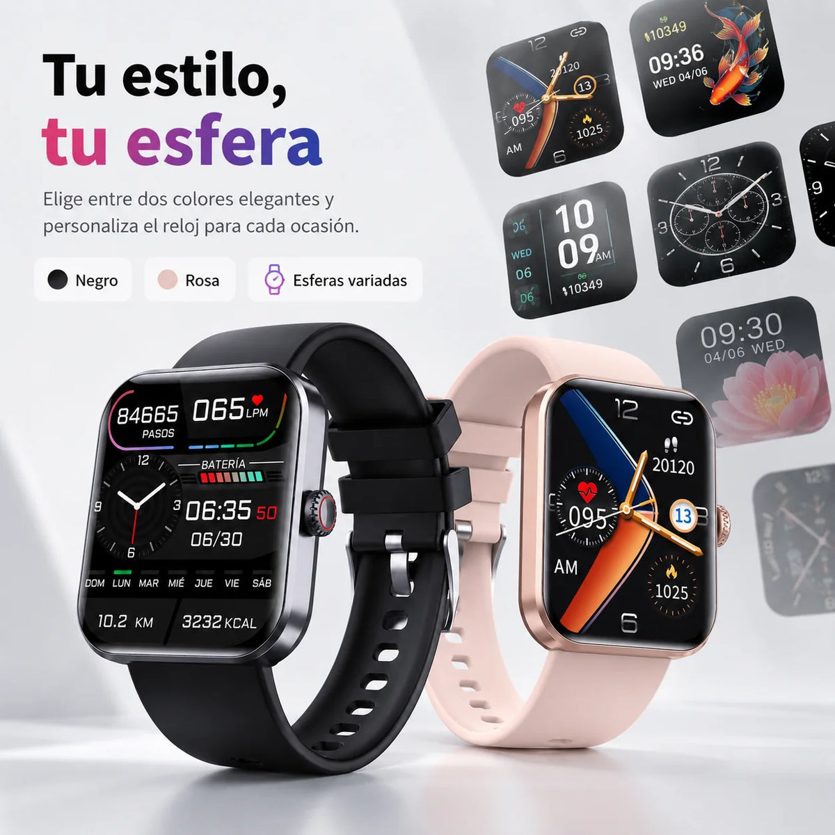 Smartwatch Health & Activity Tracker 50+ Sports Modes