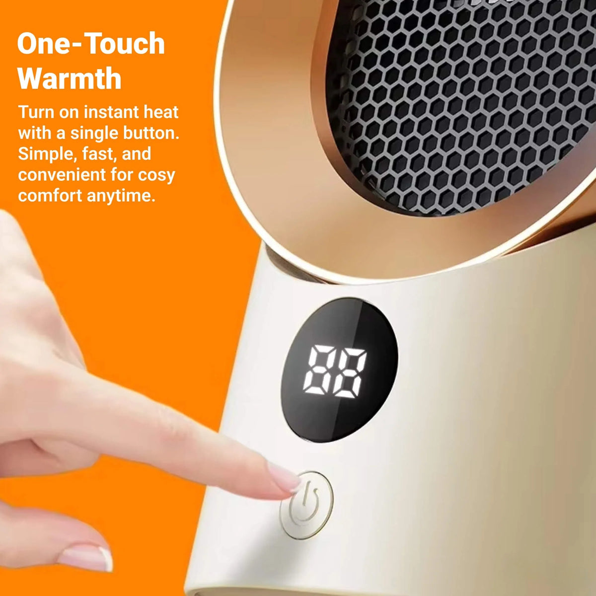 Space Heater Compact Portable Quiet Operation