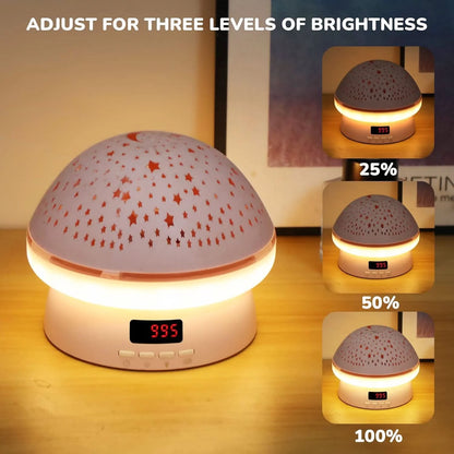 Star Projector 16-Color Rotating With Remote & Timer