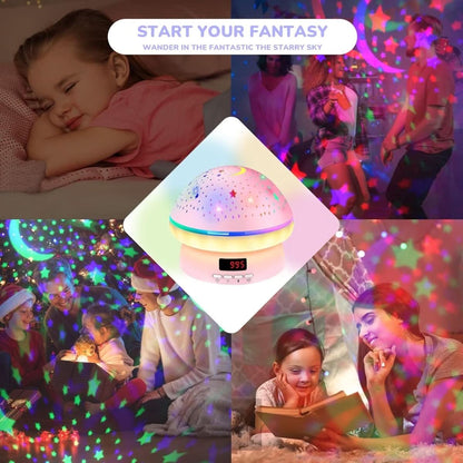 Star Projector 16-Color Rotating With Remote & Timer