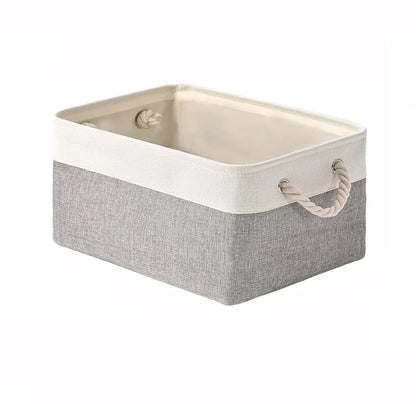 Storage Basket Linen Shape-Retaining Lightweight