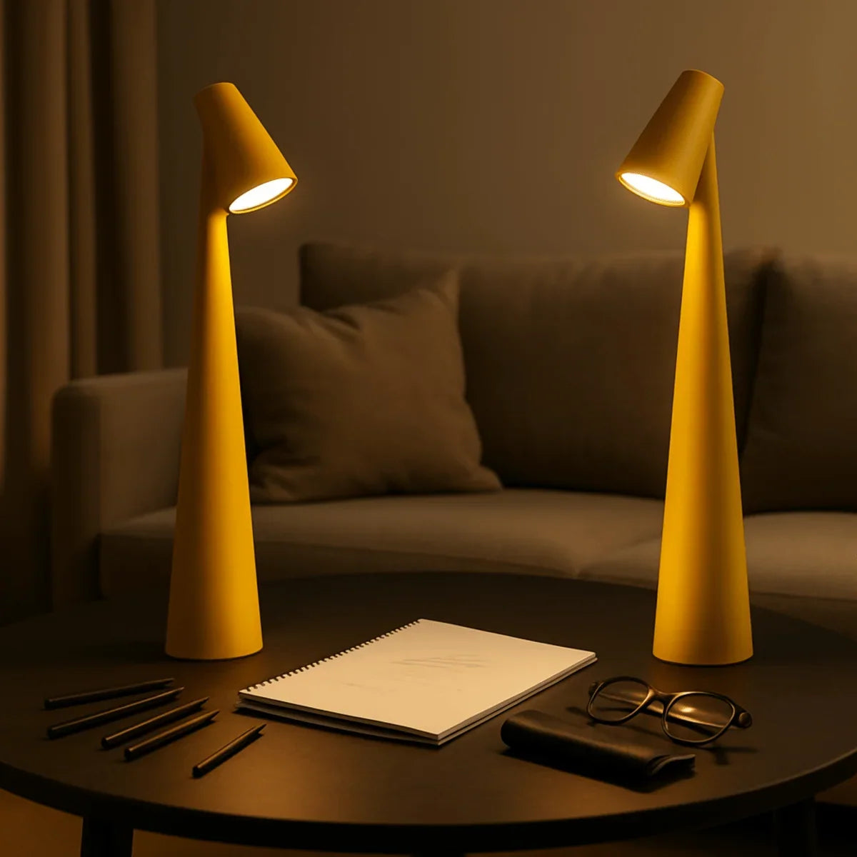 Table Lamp Cordless Rechargeable LED Stepless Dimming