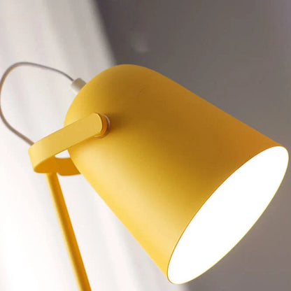 Table Lamp Iron Bucket-Shaped Design 14-Inch Tall
