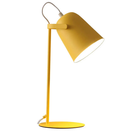 Table Lamp Iron Bucket-Shaped Design 14-Inch Tall