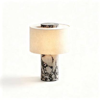 Table Lamp Rechargeable Real Marble Base Touch Control
