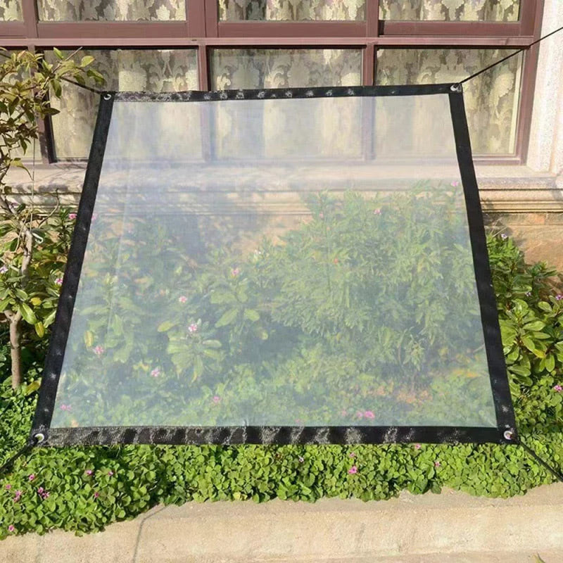 Tarp Clear Translucent Weather-Resistant PE