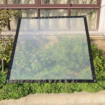 Tarp Clear Translucent Weather-Resistant PE