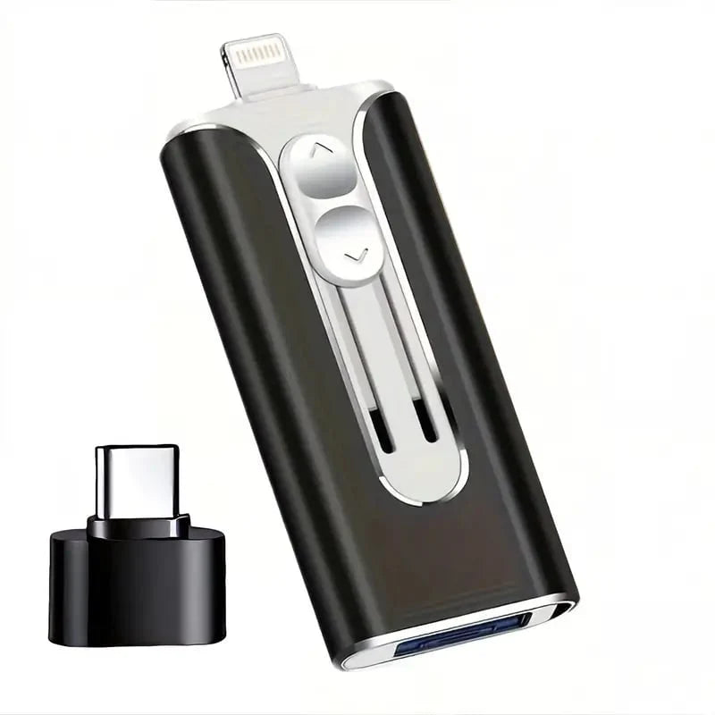 USB Flash Drive 4-In-1 USB 3.0 High-Speed File Transfer