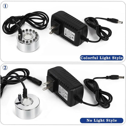Ultrasonic Mist Maker Continuous Mist Automatic Low-Water Shut-Off