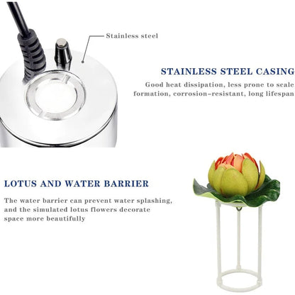 Ultrasonic Mist Maker Continuous Mist Automatic Low-Water Shut-Off