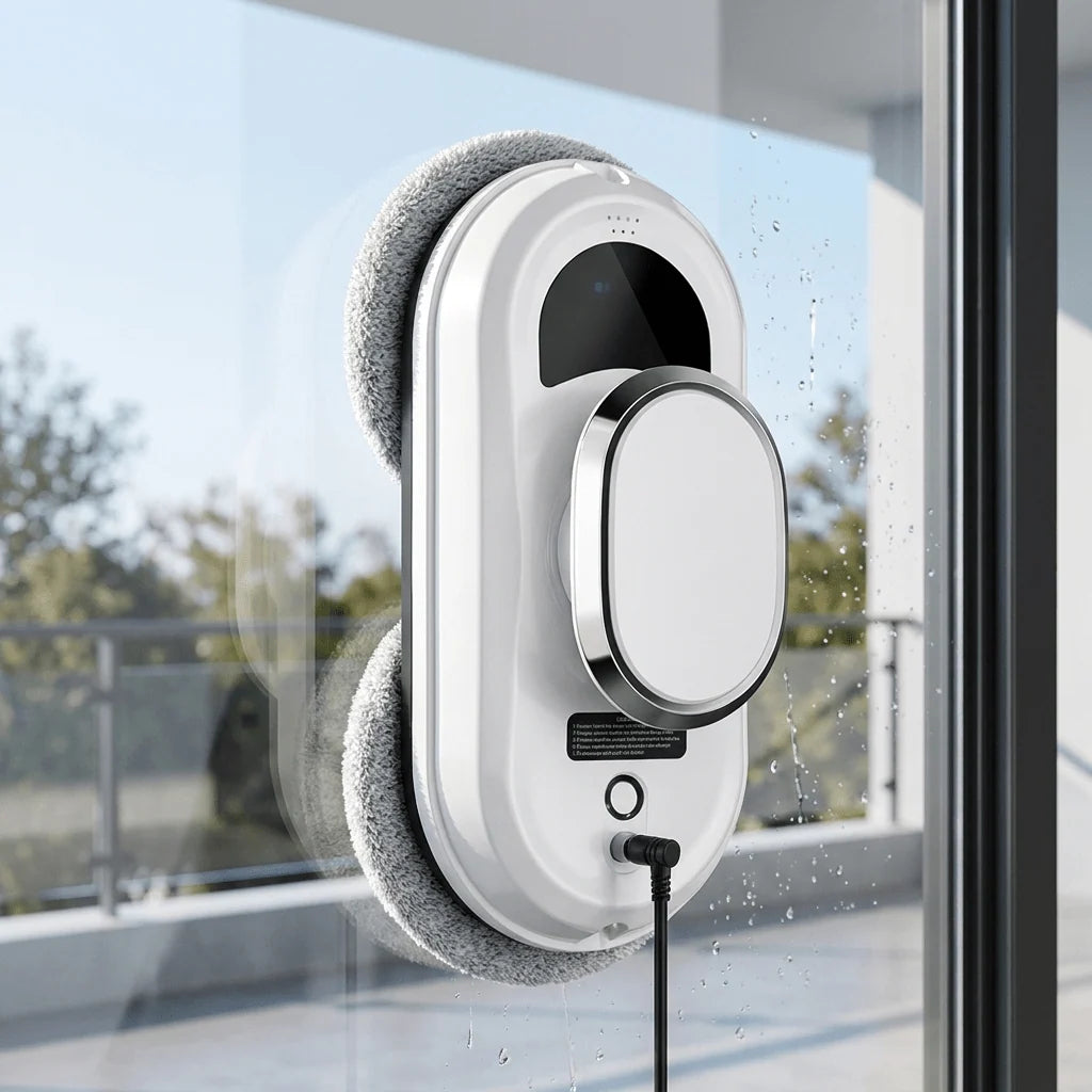 Window Cleaning Robot AI Navigation Dual Microfiber Pads