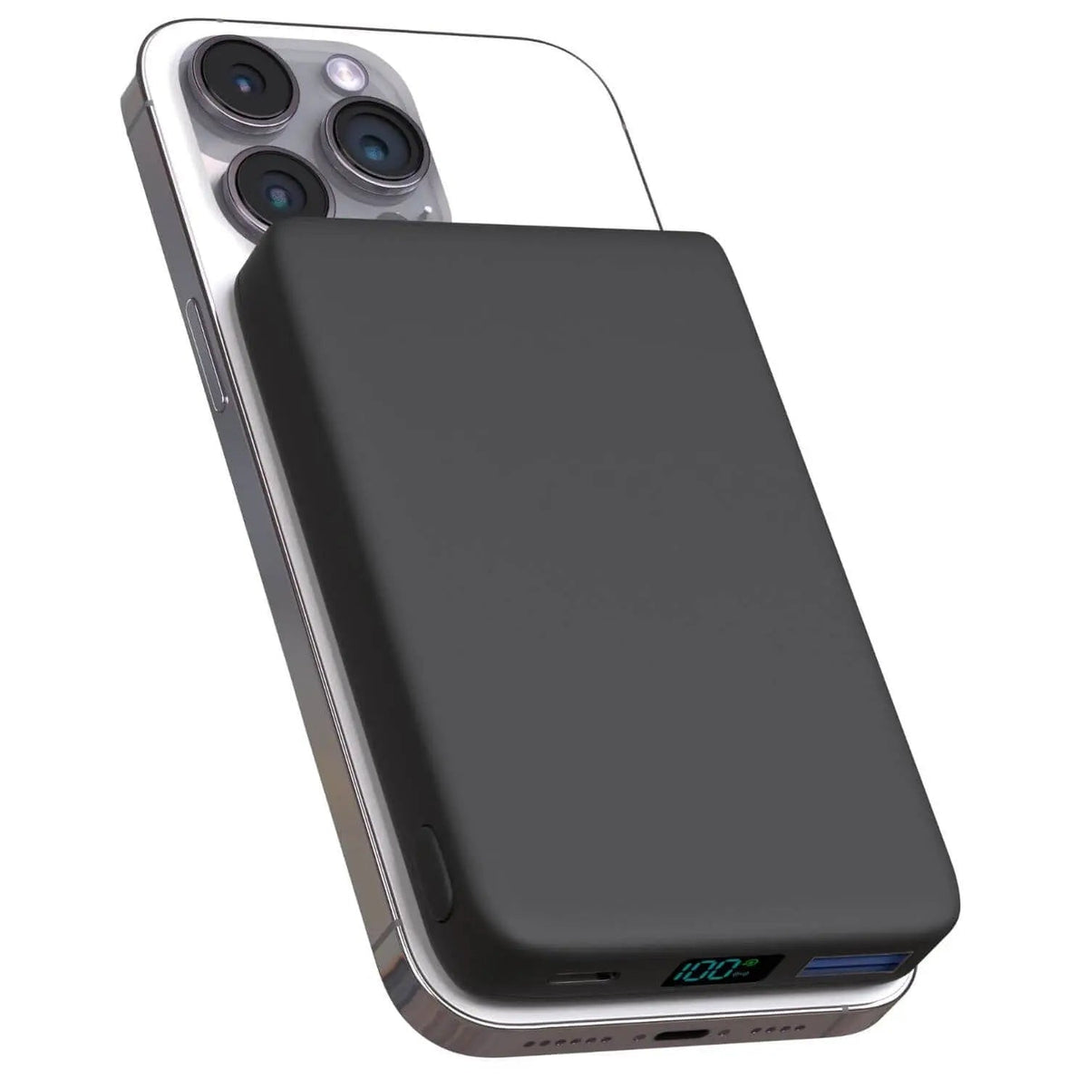 Compact Magnetic Wireless Charger – Strong Power Bank for Smartphones