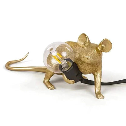 Whimsical Rodent Table Lamp – Unique LED Lighting Solution