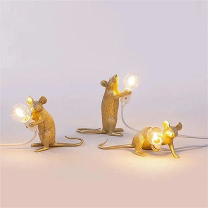 Whimsical Rodent Table Lamp – Unique LED Lighting Solution