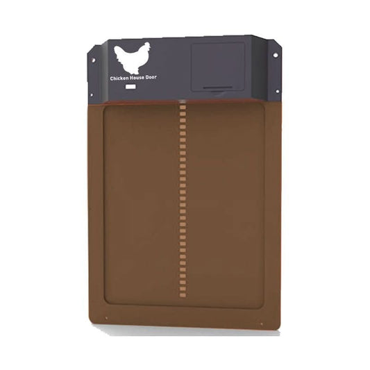 Smart Coop Guardian Door with Light Sensor & Secure Shielding