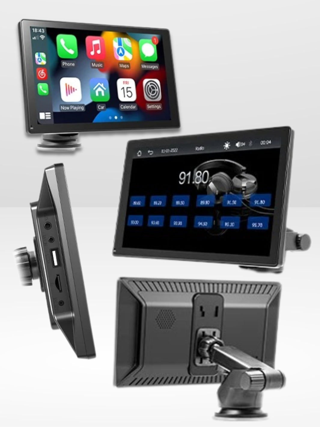 Touchscreen Stereo System for Cars with Android CarPlay