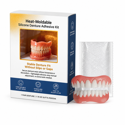 Custom Fit Silicone Denture Support System