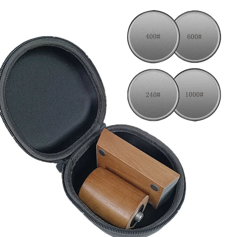 Precision Dual-Angle Knife Sharpener with Magnetic Holder