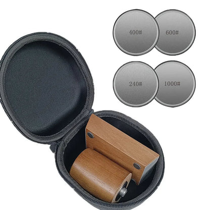 Precision Dual-Angle Knife Sharpener with Magnetic Holder