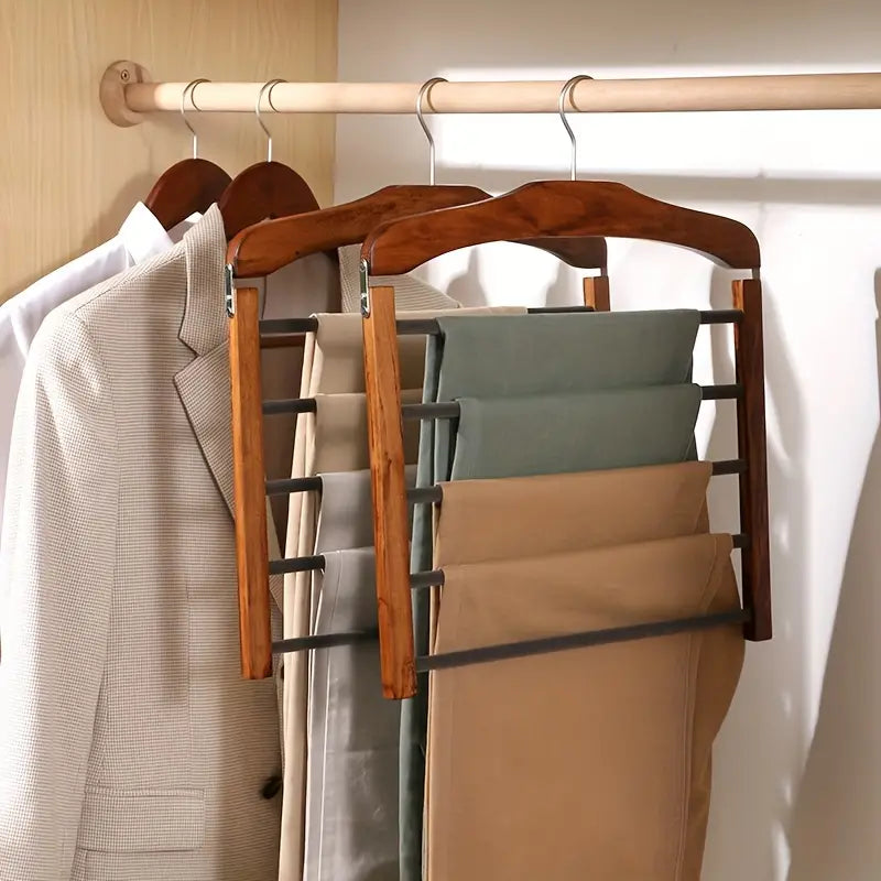 Compact 5-Tier Trouser Organizer for Effortless Storage