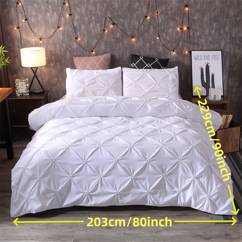 Chic Textured Quilt Cover Set for Ultimate Comfort