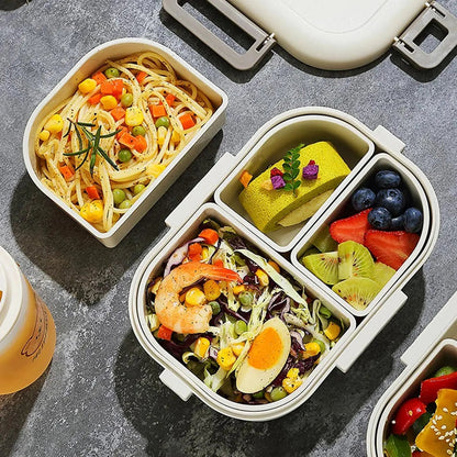 Smart Meal Prep Container with Custom Dividers & Insulated Bag