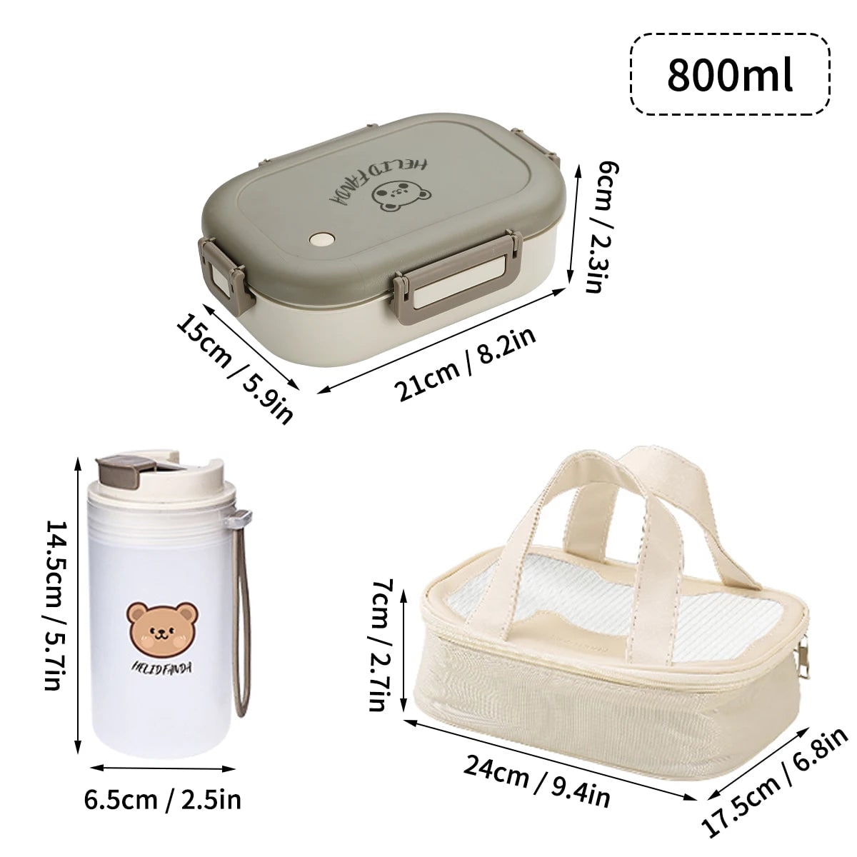 Smart Meal Prep Container with Custom Dividers & Insulated Bag