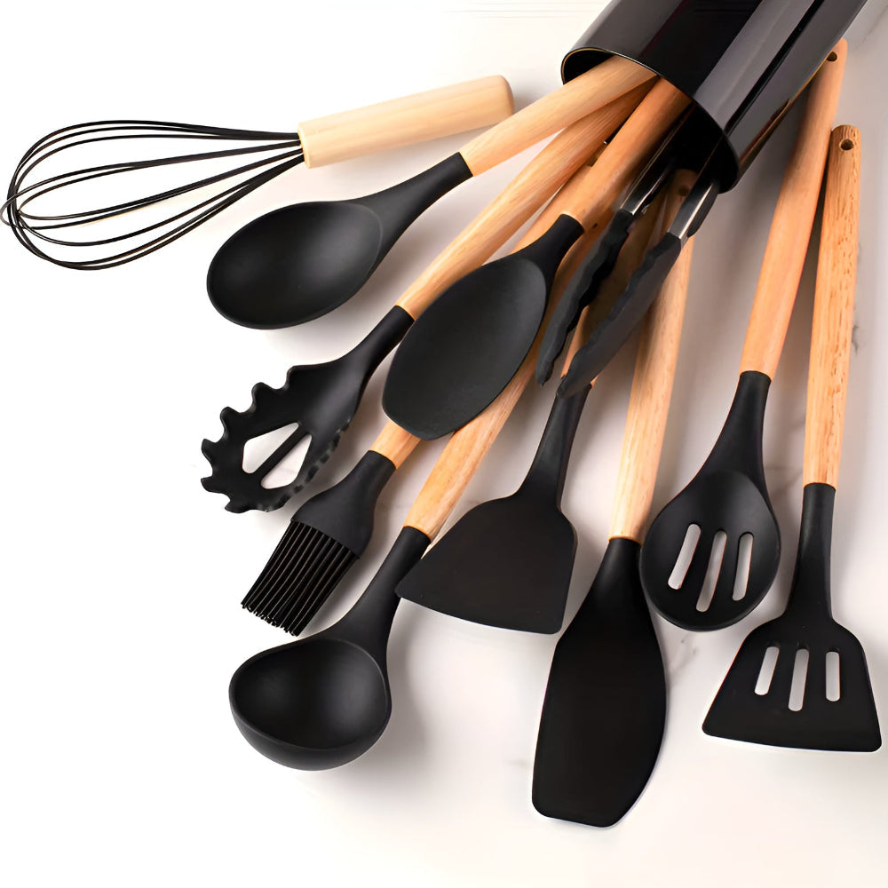 Essential 12-Piece Heat-Resistant Kitchen Tool Set