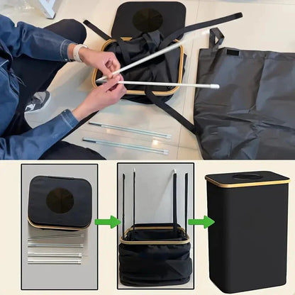 Space-Saving Container for Recyclable Materials